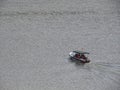 Lonely boat in Gregory Lake