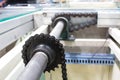 Motor and chain drive shaft Line Conveyor Industrial