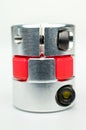 Motor coupling to reduce vibration and smooth start and running of mechanism.