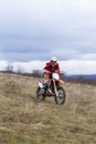 Training for the new year of motocross championship Royalty Free Stock Photo