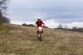 Training for the new year of motocross championship Royalty Free Stock Photo