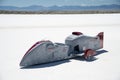 Motor cycle at Bonneville Speedway