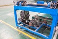 Motor and gearbox conveyor chain drive shaft production line of the factory