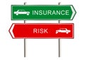 Motor insurance sign Royalty Free Stock Photo