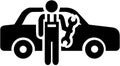 Motor mechanic icon