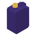 Motor oil canister icon, isometric style Royalty Free Stock Photo