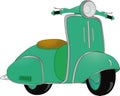 Motor scooter Royalty Free Stock Photo