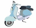 Motor scooter doodle Royalty Free Stock Photo