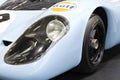 Detail of Porsche racing car