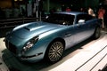 Motor show, Aston Martin corner displaying epic vintage cars