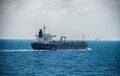 A Motor Tanker Sailing on the High Sea