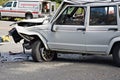 Motor vehicle accident Royalty Free Stock Photo