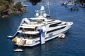 Motor Yacht Lazy Z with watertoys in Portofino
