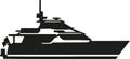 Motor Yacht silhouette