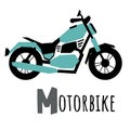 Etter M and Motorcycle Royalty Free Stock Photo