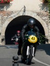 Motorbike at Bergamo Historic Grand Prix 2017 Royalty Free Stock Photo