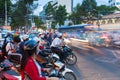 Motorbike drivers, Ho Chi Minh City, Vietnam Royalty Free Stock Photo