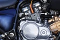 Motorbike engine Royalty Free Stock Photo