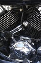 Motorbike engine Royalty Free Stock Photo