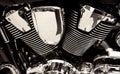 Motorbike engine Royalty Free Stock Photo