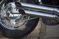 Motorbike exhaust pipes