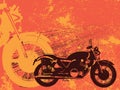 Motorbike grunge background