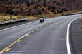 Motorbike on highway