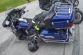 motorbike meeting at fredriksten fortress, harley davidson, electra glide 3