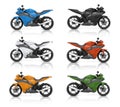 Motorbike Motorcycle Bike Roadster Transportation Concept Royalty Free Stock Photo