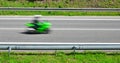 Motorbike motorcycle drive the rode speed Royalty Free Stock Photo