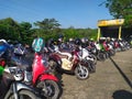 motorbike parking near the police station