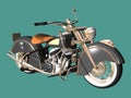 Motorbike retro Royalty Free Stock Photo