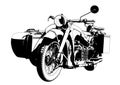 Motorbike sidecar Royalty Free Stock Photo