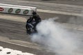 Motorbike smoke show