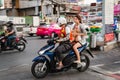 Motorbike taxi service in Bangkok