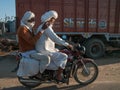 Motorbiker in Rajasthan, India