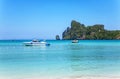 Motorboats, Andaman Sea, Krabi Province, Thailand Royalty Free Stock Photo