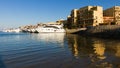 Motorboats in the marina of el gouna Royalty Free Stock Photo