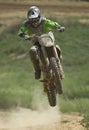 Motorcross jump Royalty Free Stock Photo