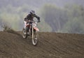 Motorcross rider Royalty Free Stock Photo