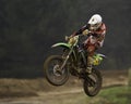 Motorcross rider Royalty Free Stock Photo