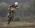 Motorcross rider Royalty Free Stock Photo