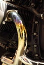 Motorcycl exhaust Royalty Free Stock Photo