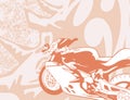 Motorcycle Background Royalty Free Stock Photo