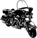 Motorcycle Bike cartoon Vector Clipart