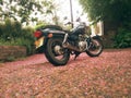 Suzuki marauder gz125 motorcycle editorial Royalty Free Stock Photo