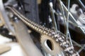 Motorcycle chain Royalty Free Stock Photo