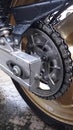 motorcycle Chain and gear Royalty Free Stock Photo