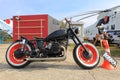 Custom classic motorcycle bobber