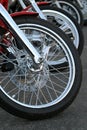 Motorcycle Chrome Royalty Free Stock Photo